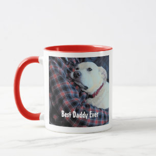 Happy Valentine's Day Best Daddy Schattige Dog Fot Mok