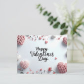 Happy Valentines Day Briefkaart (Staand voorkant)