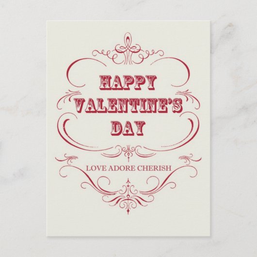  Happy Valentine's Day Briefkaart (Voorkant)