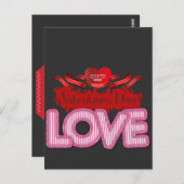 Happy Valentines Day Briefkaart (Voorkant / Achterkant)