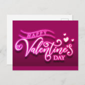 Happy Valentines Day Briefkaart (Voorkant / Achterkant)