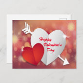 Happy Valentine's Day Briefkaart (Voorkant / Achterkant)