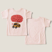 Happy Valentine's Day Bus with Owl (Design Recto & Verso)