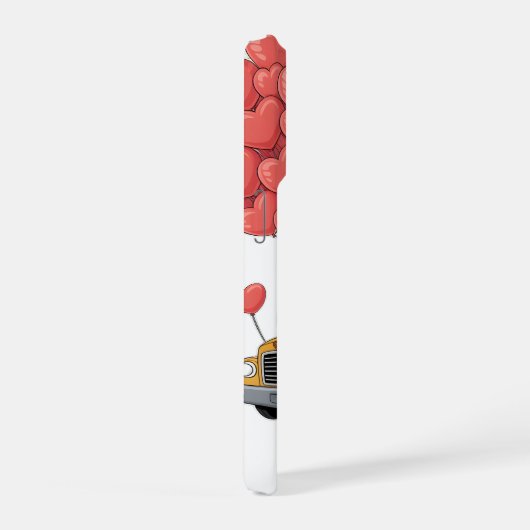 Happy Valentine's Day Bus with Owl iPhone Hoesje (Rechterkant)