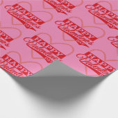 Happy Valentine's Day Cadeaupapier (Hoek)