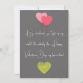 Happy Valentine's Day Card Bedankkaart (Achterkant)