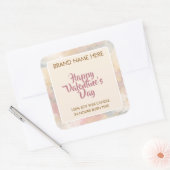Happy Valentine's Day Custom Candle Labels  (Envelop)