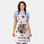 Happy Valentine's Day Custom Photo Apron  Schort (Gedragen)