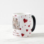 Happy Valentine's Day Custom Photo Mug (Devant droit)