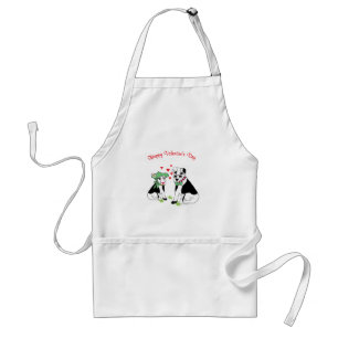 Happy Valentines Day Cute Dogs Love Standaard Schort