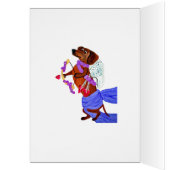 Happy Valentine's Day Dachshund Doggie Card (Intérieur (Gauche))