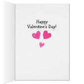 Happy Valentine's Day Dachshund Doggie Card (Intérieur (Droit))