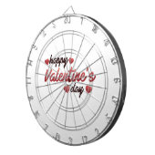 Happy Valentine's Day Dartbord (Voorkant Rechts)