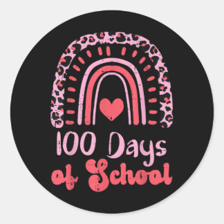 Happy Valentine's Day Design voor mannen en vrouwe Ronde Sticker