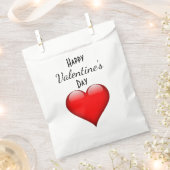 Happy Valentine's Day Favor Bag Bedankzakje (Geknipt)