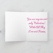 Happy Valentines Day Feestdagen Kaart (Binnen)