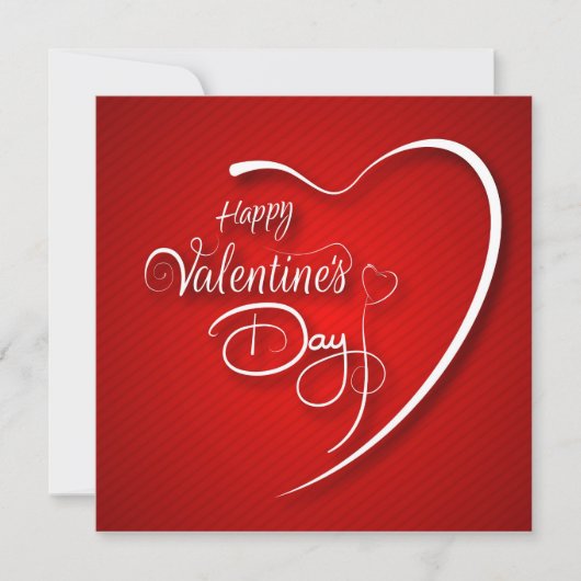 Happy Valentine's Day Feestdagenkaart (Voorkant)