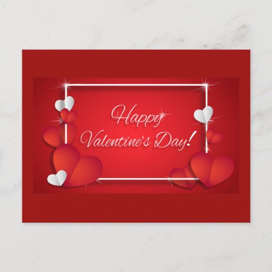 Happy Valentine's Day Feestdagenkaart (Voorkant)