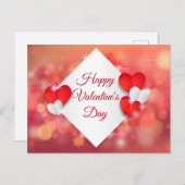 Happy Valentine's Day Feestdagenkaart (Voorkant / Achterkant)