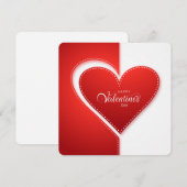 Happy Valentines Day Feestdagenkaart (Voorkant / Achterkant)