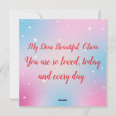 Happy Valentine's Day Feestdagenkaart (Achterkant)