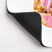 Happy Valentine's Day Funny Coquette Disco Ball Gi Muismat (Hoek)