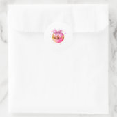 Happy Valentine's Day Funny Coquette Disco Ball Gi Ronde Sticker (Tas)