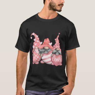 Happy Valentines Day Gnome Couple Matching Gifts L T-shirt