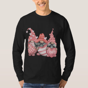 Happy Valentines Day Gnome Couple Matching Gifts L T-shirt