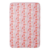 Happy Valentines Day Gnomen Pattern roze Red Badmat (Voorkant Verticaal)