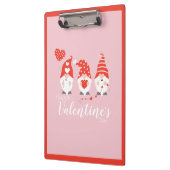 Happy Valentines Day Gnomes Red Pink Klembord (Links)
