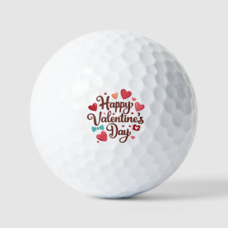 Happy Valentine's Day Golfballen