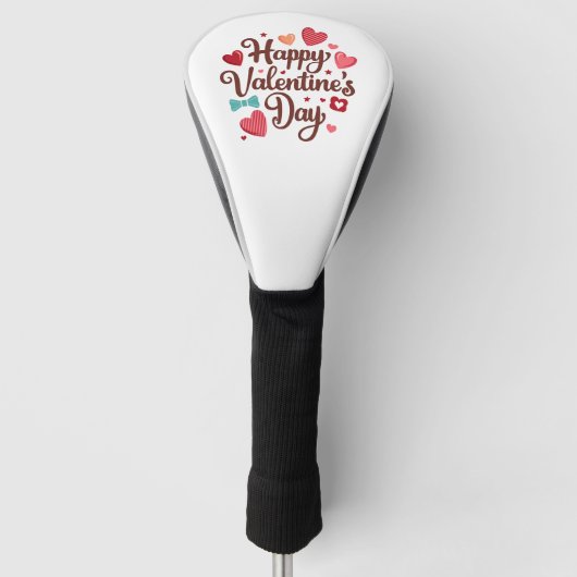 Happy Valentine's Day Golfheadcover (Voorkant)
