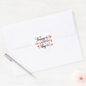 Happy Valentine's Day Hart Sticker (Envelop)