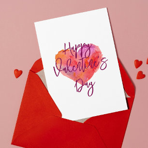 Happy Valentine's Day Heart Classroom Valentijns Notitiekaartje