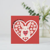 Happy Valentines Day & ik hou van je ( Koreaans ) (Staand voorkant)