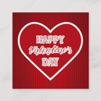 Happy Valentine's Day Informatiekaartje
