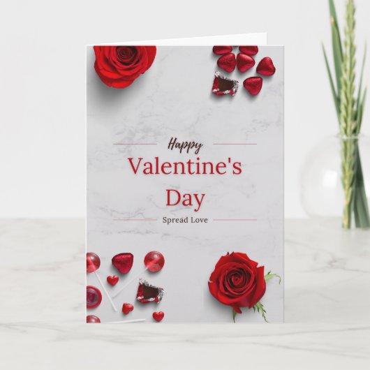 Happy Valentine's Day Kaart (Voorkant)