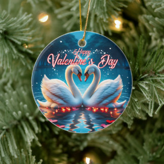 Happy Valentine's Day Keramisch Ornament