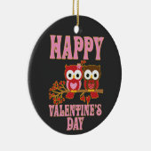 Happy Valentine's Day Keramisch Ornament (Rechts)