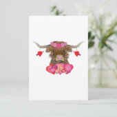 Happy Valentines Day Koe (Staand voorkant)