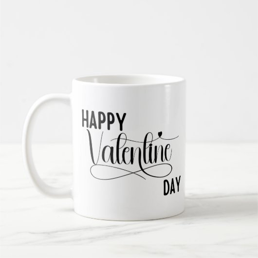Happy Valentines Day Koffiemok (Links)