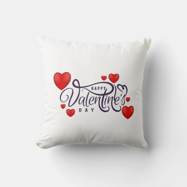Happy Valentine's Day Kussen (Voorkant)