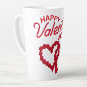 Happy Valentine's Day Latte Mok (Linkerhoek)
