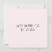 Happy Valentines Day Love Kaarten (Achterkant)