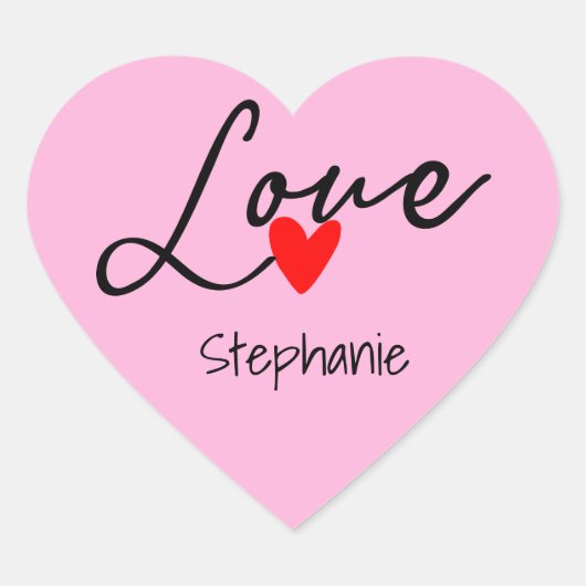 Happy Valentines Day Love Stickers Schattigee Stic (Voorkant)