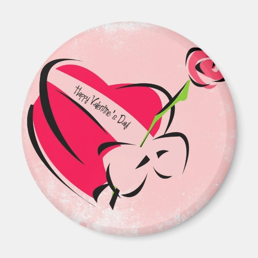 Happy Valentine's Day Magneet (Voorkant)