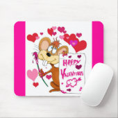 Happy Valentines Day muis Muismat (Met muis)
