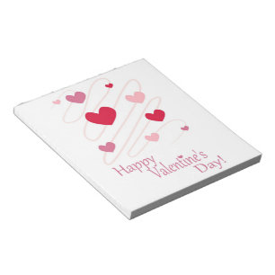 "HAPPY VALENTINE'S DAY" NOTITIEBLOK
