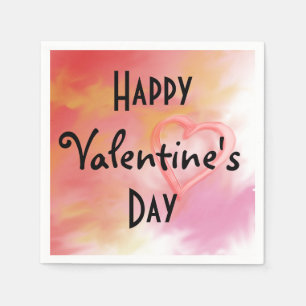 Happy Valentine's Day Paper Napkins Servetten